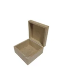 Ahşap Kare Kutu 10x10cm thumbnail 1
