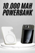 Magsafe Hızlı Şarj 10.000 Mah Wireless Şarj Powerbank Android ve İOS Uyumlu thumbnail 2