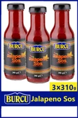 Burcu Jalapeno Sos Cam Kavanoz 310 gr x 3 Adet thumbnail 1