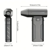 BUFFER® USB Şarjlı Güçlü Hava Üflemeli Toz Temizleyici Araç İçi, Klavye, PC ve Elektronik Cihaz Temizlik Cihazı X8 Jetfa thumbnail 5