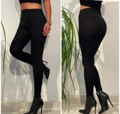 Kadın Yüksek Bel Korse Ve Kopça Detay çelik Toparlayıcı Tayt thumbnail 1