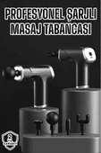 Masaj Aleti Masaj Tabancası Darbeli Şarjlı Kas Ve Vücut Ağrıları İçin thumbnail 1