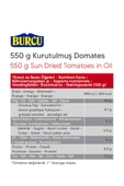 Burcu Güneşte Kurutulmuş Domates Cam Kavanoz 550 gr x 2 Adet thumbnail 2