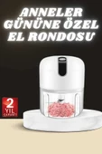 Anneler Gününe Özel Hediye El Rondosu Doğrayıcı Şarjlı Taşınabilir thumbnail 1