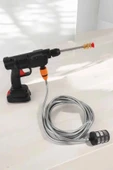Şarjlı Oto Yıkama Tabancası Su Basınçlı Hazneli Bataryalı thumbnail 5