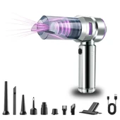 BUFFER® 9 Farklı Uçlu Kablosuz Şarjlı Araç İçi Süpürge – Wireless Destekli, Güçlü Emiş, Taşınabilir Pratik Araç Temizley thumbnail 1