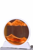 Dekoratif Kum Sulu Kum Saati Yuvarlak Şık Kum Tablosu Kum Saati Şeklinde Kum Tablo thumbnail 5