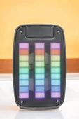 Kablosuz Bluetooth Hoparlör Taşınabilir 6.5 inç LED Işık Kareoke thumbnail 5