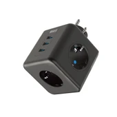 3 Priz 3XUSB 10A 2500W Termal Akım Korumalı Priz TGFTR09 thumbnail 3