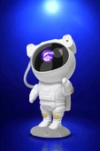 Çocuklara Özel Projeksiyon Astronot Lamba Speaker Sevimli thumbnail 4