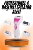 4 Başlıklı Bakım Cihazı Epilatör Tüy Alma Makinesi Topuk Törpüsü thumbnail 1