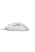 Glorious Model D 2 Kablolu RGB Ergonomik Gaming Mouse 26K DPI 58g – Mat Beyaz thumbnail 3