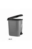 Ark Pedallı Plastik 20 Lt Çöp Kutusu thumbnail 3