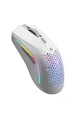 Glorious Model O 2 Mini Kablosuz RGB UltraLight Gaming Mouse 26K DPI 57g Mat Beyaz thumbnail 6