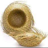 Tropikal Parti Natural Hasır Şapka thumbnail 3