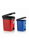 Ark 20 Lt ve 9 Lt Plastik Pedallı Çöp Kovası 2'li Set thumbnail 2