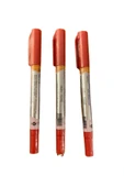3A Permanent Kalıcı Marker Kalemi Çift Uçlu 0.5 mm ve 1 mm Kırmızı 3 Adet thumbnail 3