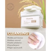 DERMAL Rice Bubble Temizleme Pedi Makyaj Temizleyici Peeling Etkili ve Nemlendirici Temizleme Pedi thumbnail 2