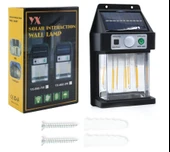 Güneş Enerjili Hareket Sensörlü Duvar Lambası thumbnail 1