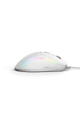 Glorious Model D 2 Kablolu RGB Ergonomik Gaming Mouse 26K DPI 58g – Mat Beyaz thumbnail 2