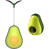 Avokado Şeklinde Kedi Naneli ve Mama Hazneli Kedi Oyuncağı thumbnail 2