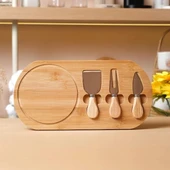 Ahşap Peynir Kesme Ve Sunum Seti thumbnail 1