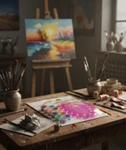 Collex Pres Tuval Resim Seti 4 Parça thumbnail 2