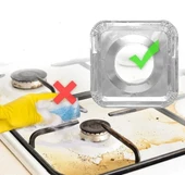 10 Adet Alüminyum Ocak Koruyucu Folyo thumbnail 3