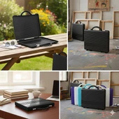 Ark Proje Çizim Evrak Dosya Çantası Siyah thumbnail 3