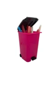 Ark Masaüstü Kalemlik Çöp Konteyner Şeklinde Pembe thumbnail 1
