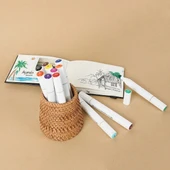 12 Parça Çift Taraflı Marker Boya Kalemi thumbnail 5