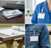 3A Metal Yaka Kartı Klipsi 10 Adet thumbnail 2