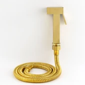 Taharet Matik Lüx Gold Kare Model Su Tasarruflu Basınç Ayarlı Temizlik Duş Başlığı ve Hortum Seti thumbnail 5