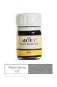 Artdeco 25ml Metalik Kumaş Boyası Gümüş No:222 thumbnail 2