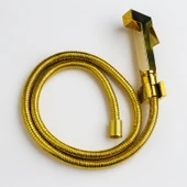 Taharet Matik Lüx Gold Kare Model Su Tasarruflu Basınç Ayarlı Temizlik Duş Başlığı ve Hortum Seti thumbnail 6