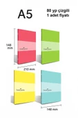 Faber Castell Faber-castell Pp Kapak Pastel Dikişli Defter 80 Yaprak Çizgili A5 thumbnail 1