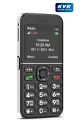 WKEY T200 Tuşlu Cep Telefonu Kameralı Asker Telefonu Yaşlı Cep Telefonu (KVK GARANTİLİ) thumbnail 2