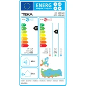 Teka  ACI 124 WH / ACO 124 WH İnverter Klima 24.000 BTU/h soğutma  25.000 BTU/h ısıtma Inverter Duvar Tipi Klima thumbnail 5