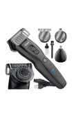 Zln8719 | Saç Sakal Vücut Tıraş Makinesi | Ayarlanabilir Başlık | Burun Ve Kulak Tüy Alma thumbnail 5