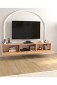 Bofigo TV Ünitesi TV Sehpası Düşer Kapaklı Tv Ünitesi Televizyon Sehpası 180 Cm Marvel Çam thumbnail 3