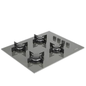 ARÇELİK OCD T 651 EG Fibona Serisi Gazlı Cam Tablalı Ocak thumbnail 2