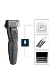 Zln8719 | Saç Sakal Vücut Tıraş Makinesi | Ayarlanabilir Başlık | Burun Ve Kulak Tüy Alma thumbnail 8