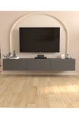 Bofigo TV Ünitesi TV Sehpası Düşer Kapaklı Tv Ünitesi Televizyon Sehpası 180 Cm Marvel Antrasit thumbnail 2