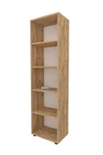 Bofigo 5 Raflı Kitaplık Ofis Dolabı Klasörlük Çok Amaçlı Dolap Mutfak Dolabı Çam thumbnail 5