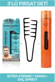 Fontenay Saç Şekillendirici Pudra Toz Wax Matt Effect + Mucizevi Şekil Tarağı + Saç Sprey 3'lü Set thumbnail 1