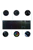 Logitech G915 920-009111 RGB Clicky Switch Kablosuz Mekanik Oyuncu Klavyesi thumbnail 6