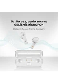 Ttec AirBeat UltraSlim 2KM136B TWS Beyaz Kulak İçi Bluetooth Kulaklık thumbnail 2