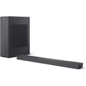 Philips TAB6305 140W Dolby Audio 2.1 Kanal Soundbar Ultra İnce Tasarım Siyah thumbnail 2