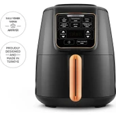 Karaca Air Pro Cook XL 2 in 1 Konuşan Airfryer Black Copper 4 Kişilik thumbnail 3