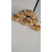 Home Gold Serisi Lüx Aynalı, Motifli Lokumluk, Çerezlik 6 Adet thumbnail 5